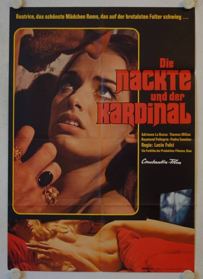 Die Nackte und der Kardinal originales deutsches Filmplakat